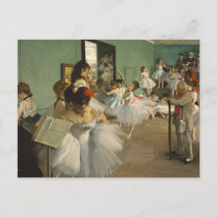 De dansklasse. Edgar Degas Briefkaart