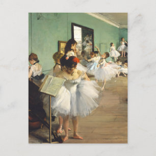 De dansklasse Edgar Degas Briefkaart