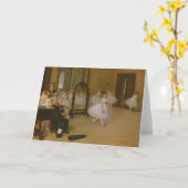 De dansklasse | Edgar Degas Kaart (Gele Bloem)