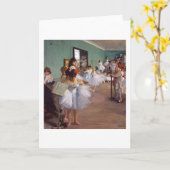 De dansklasse, Edgar Degas Kaart (Gele Bloem)