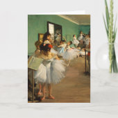 De dansklasse | Edgar Degas Kaart (Voorkant)