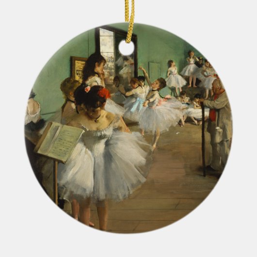 De dansklasse | Edgar Degas Keramisch Ornament (Voorkant)