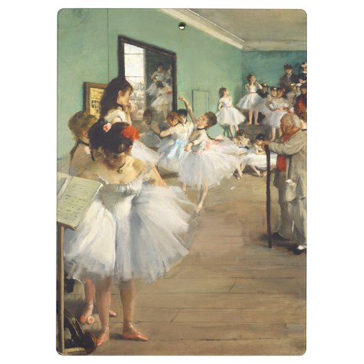 De dansklasse Edgar Degas Klembord (Achterkant)