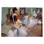 De dansklasse, Edgar Degas Large Gift Bag Groot Cadeauzakje (Achterkant)