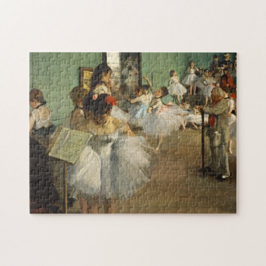 De dansklasse | Edgar Degas Legpuzzel (Horizontaal)