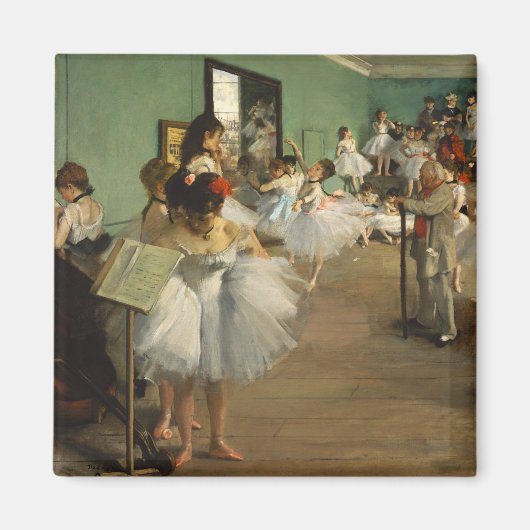De dansklasse | Edgar Degas Magneet (Voorkant)