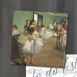 De dansklasse | Edgar Degas Magneet<br><div class="desc">The Dance Class (1874) door de Franse kunstenaar Edgar Degas. Origineel kunstschilderij is een olie op doek die een dansklasse weergeeft die in een repetitiezaal in de oude Parijse Opéra is geplaatst. Gebruik de ontwerphulpmiddelen om douanetekst toe te voegen of het afbeelding te personaliseren.</div>