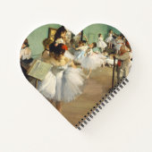 De dansklasse Edgar Degas Notitieboek (Achterkant)