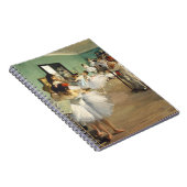 De dansklasse Edgar Degas Notitieboek (Rechterzijde)