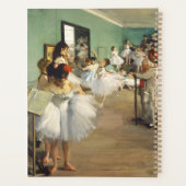 De dansklasse Edgar Degas Planner (Achterkant)