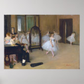 De dansklasse - Edgar Degas Poster (Voorkant)