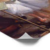 De dansklasse, Edgar Degas Poster (Hoek)