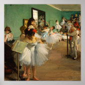 De dansklasse | Edgar Degas Poster (Voorkant)