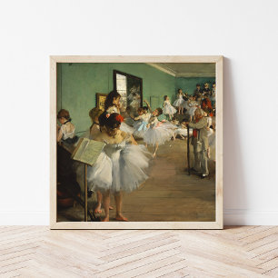 De dansklasse   Edgar Degas Poster