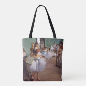 De dansklasse, Edgar Degas Tote Bag (Achterkant)