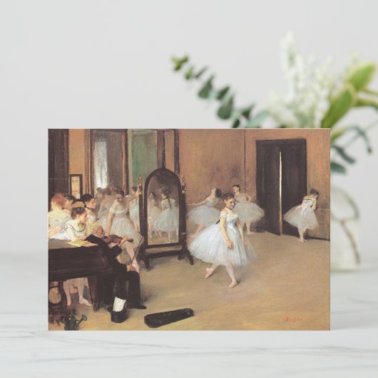 De dansklasse van Edgar Degas,  ballet (Staand voorkant)