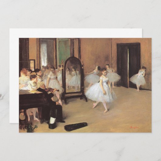 De dansklasse van Edgar Degas,  ballet (Voorkant / Achterkant)
