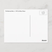 De dansklasse van Edgar Degas,  ballet Briefkaart (Achterkant)