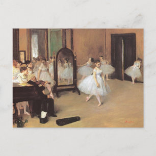 De dansklasse van Edgar Degas,  ballet Briefkaart