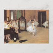 De dansklasse van Edgar Degas,  ballet Briefkaart (Voorkant)