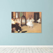 De dansklasse van Edgar Degas,  ballet Canvas Afdruk (Insitu (Houten vloer))