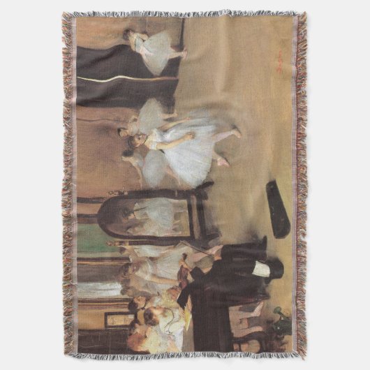 De dansklasse van Edgar Degas, ballet Deken (Voorkant Verticaal)