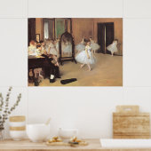 De dansklasse van Edgar Degas,  ballet Poster (Keuken)