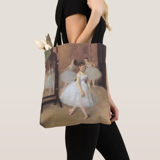 De dansklasse van Edgar Degas, ballet Tote Bag (Dichtbij)