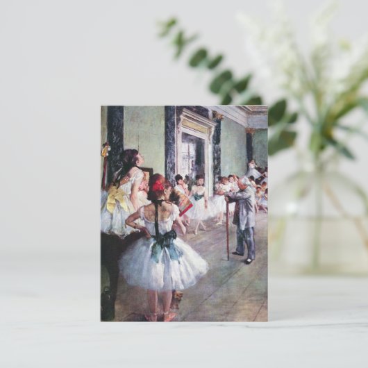 De dansklasse van Edgar Degas,  balletkunst (Staand voorkant)