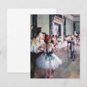 De dansklasse van Edgar Degas,  balletkunst (Voorkant / Achterkant)