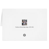 De dansklasse van Edgar Degas,  balletkunst (Achterkant Horizontaal)