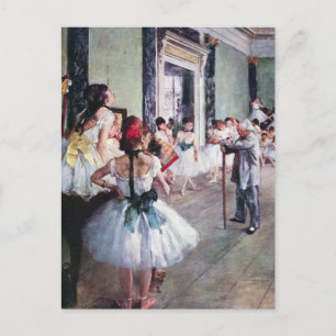 De dansklasse van Edgar Degas,  balletkunst Briefkaart
