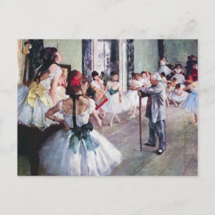 De dansklasse van Edgar Degas,  balletkunst Briefkaart