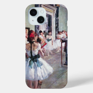 De dansklasse van Edgar Degas, balletkunst iPhone 15 Case