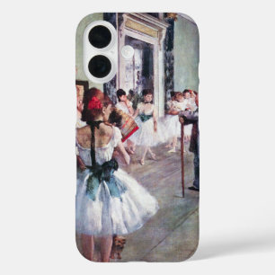 De dansklasse van Edgar Degas, balletkunst iPhone 16 Hoesje