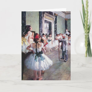 De dansklasse van Edgar Degas,  balletkunst Kaart