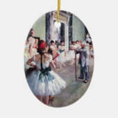 De dansklasse van Edgar Degas,  balletkunst Keramisch Ornament (Voorkant)
