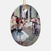 De dansklasse van Edgar Degas,  balletkunst Keramisch Ornament (Achterkant)