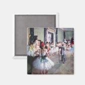De dansklasse van Edgar Degas, balletkunst Magneet (Voorkant / Achterkant)