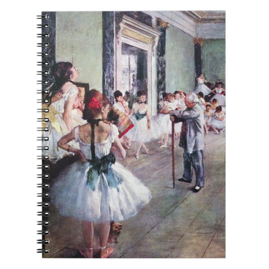 De dansklasse van Edgar Degas,  balletkunst Notitieboek (Voorkant)