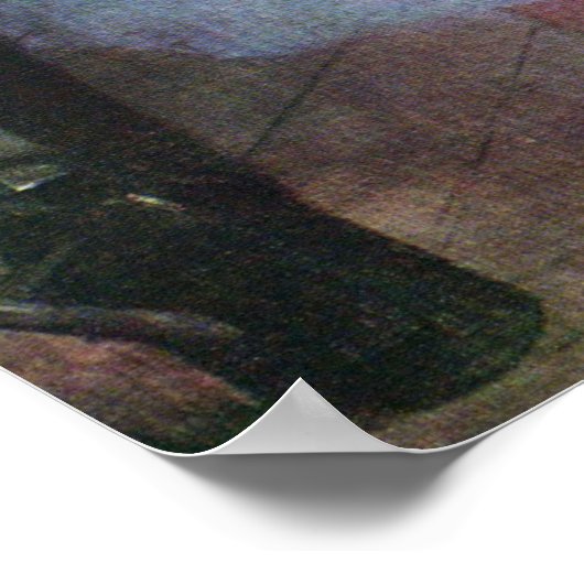 De dansklasse van Edgar Degas,  balletkunst Poster (Hoek)