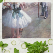 De dansklasse van Edgar Degas,  balletkunst Theedoek (Gevouwen)