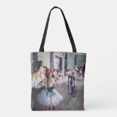 De dansklasse van Edgar Degas,  balletkunst Tote Bag (Achterkant)