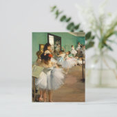 De dansklasse van Edgar Degas Briefkaart (Staand voorkant)