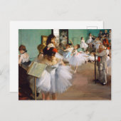 De dansklasse van Edgar Degas Briefkaart (Voorkant / Achterkant)