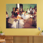 De dansklasse van Edgar Degas Canvas Afdruk (Insitu (Woonkamer))