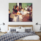 De dansklasse van Edgar Degas Canvas Afdruk (Insitu (Slaapkamer))
