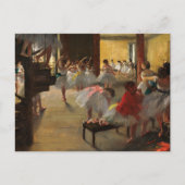 De dansklasse van Edgar Degas Feestdagenkaart (Voorkant)