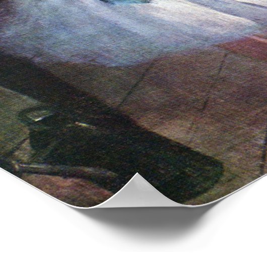 De dansklasse van Edgar Degas Poster (Hoek)