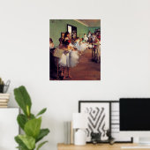 De dansklasse van Edgar Degas Poster (Thuiskantoor)